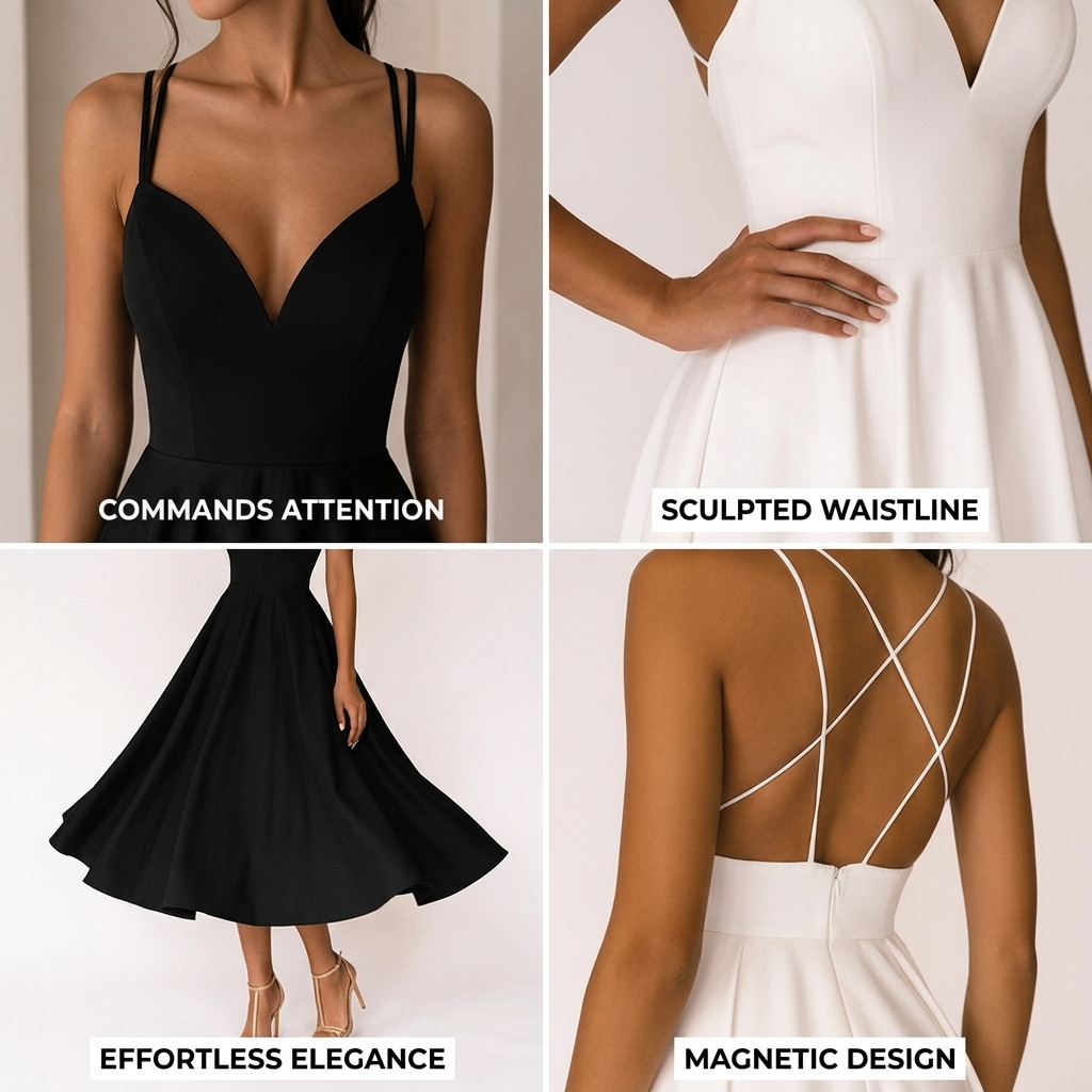 Brautkleid mit V-Ausschnitt | Elegantes Hochzeitskleid für Damen