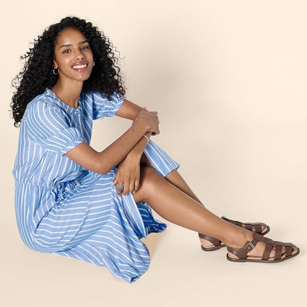 Sonnenbeschienenes Schaukel-Sommerkleid – Leichte, entspannte Passform für Damen