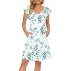 Petals Midi-Sommerkleid – Leicht für Damen