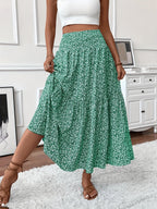 Women's Maxi Floral Skirt
