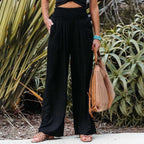 Effortlessly Breathable Wide Leg Linen Pants For Women