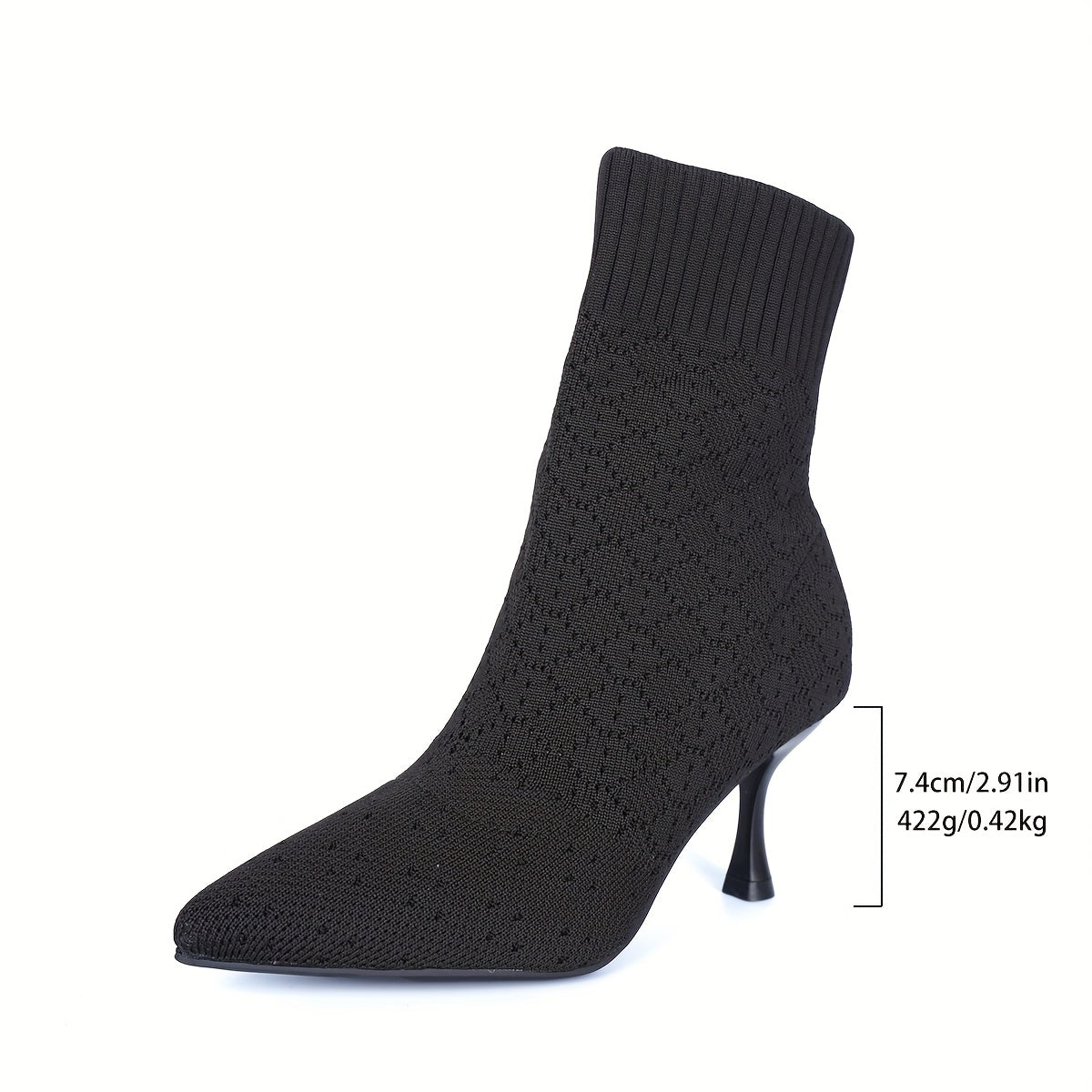 Women's Pointed-Toe Heeled Ankle Boots