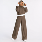 Damen Freizeit-Trainingsanzug-Set | 2-teiliges Lounge-Set