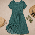 Lightweight Vintage-Inspired Summer Dress for Sunny Days - Curvay