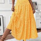 Women's Maxi Floral Skirt