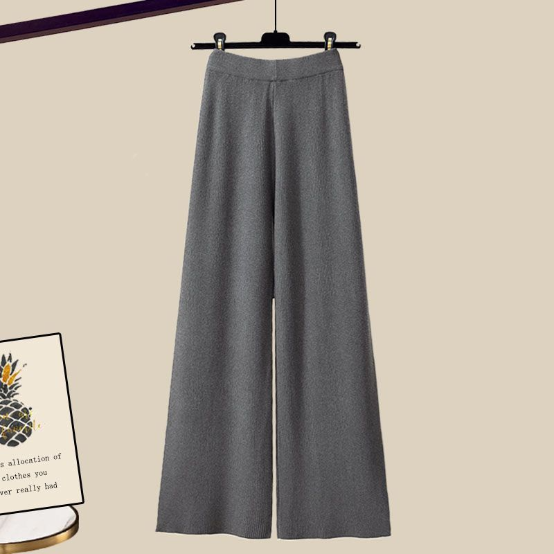 Women's 3 Piece Outfit Set | Wide Leg Trousers with Shirt and Top