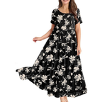 Blumen-Maxikleid für den Sommer – leichtes Boho für Damen