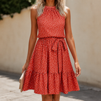 Halter Dream Dress - Feel the Breeze and Bloom with Effortless Summer Grace