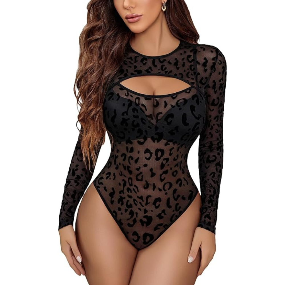 Sweetheart Mesh Bodysuit – Festival-Outfit-Dessous für Damen