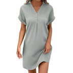 Luftiges Leinen-Sommerkleid – Leichte Spitze für Damen