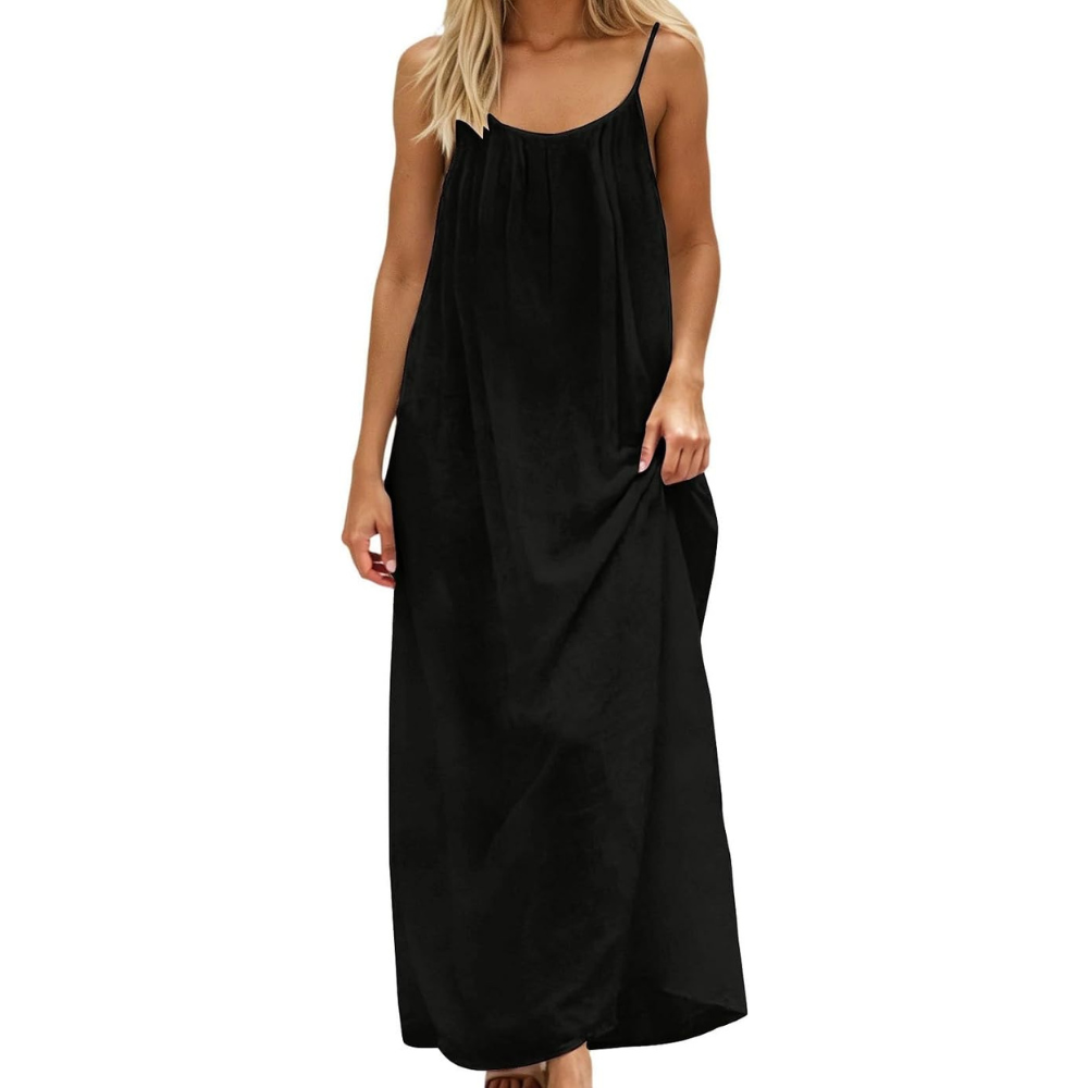 Maxikleid mit offenem Rücken für den Sommer – Leicht und luftig für Damen
