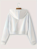 Damen Freizeit Kapuzenjacke mit Reißverschluss – Langarm | Kapuzenpullover, Kapuzen-Sweatshirt