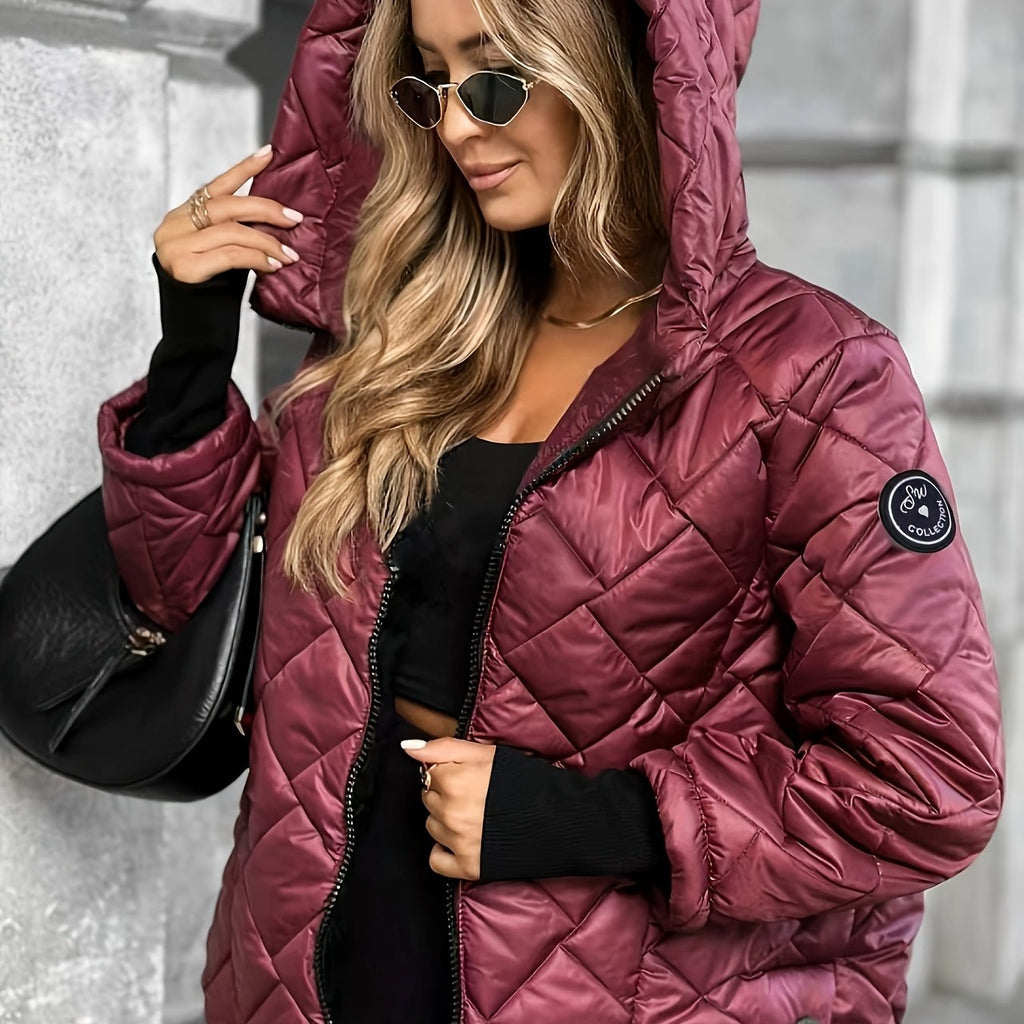 Women’s Quilted Hooded Jacket