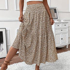 Women's Maxi Floral Skirt
