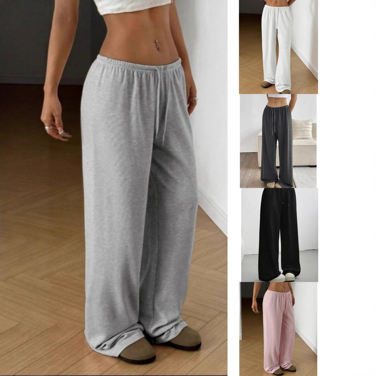 Ultra-Soft Wide Leg Casual Sweatpants for Women