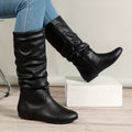 Women's Slouch Mid-Calf Flat Boots