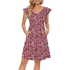 Petals Midi-Sommerkleid – Leicht für Damen