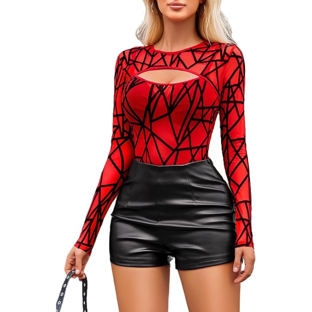 Sweetheart Mesh Bodysuit – Festival-Outfit-Dessous für Damen