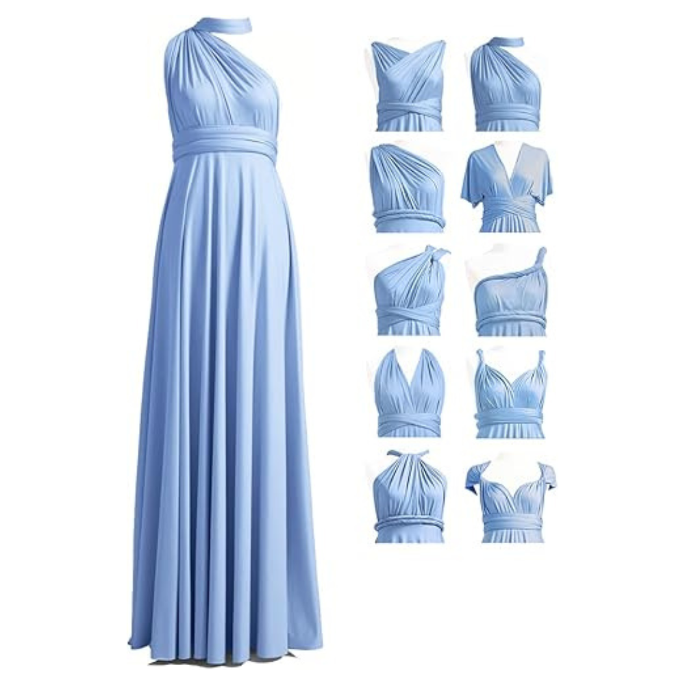 Infinity Twist Wrap Summer Dress – Lightweight Convertible for Women