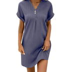 Luftiges Leinen-Sommerkleid – Leichte Spitze für Damen