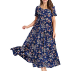 Blumen-Maxikleid für den Sommer – leichtes Boho für Damen