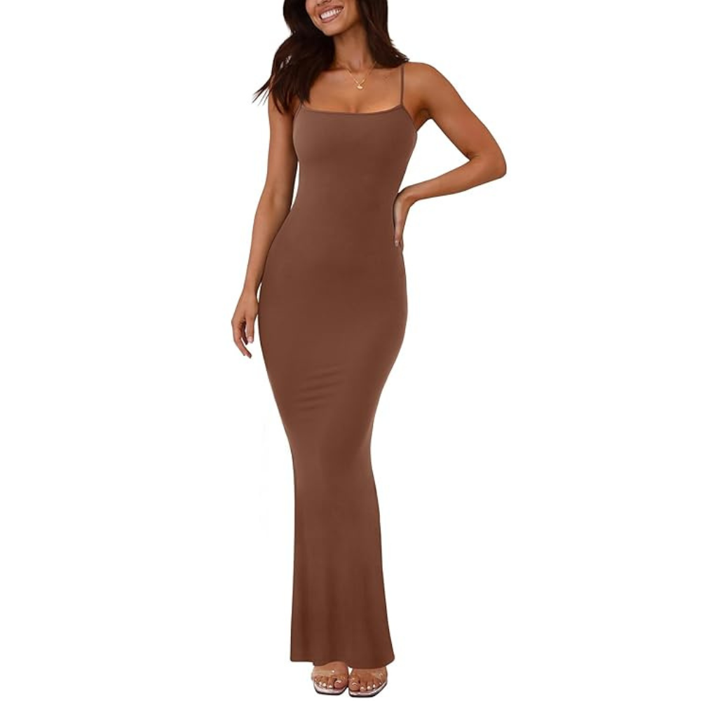 Elegantes figurbetontes Slip-Kleid – Abend-Shapewear für Damen