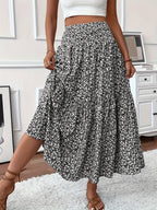 Women's Maxi Floral Skirt