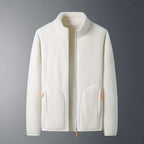 Damenmode einfarbig warme Jacke, Herbst/Winter bequeme Wendejacke