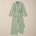 Women's Two-Piece Suit with Tie | Confidence and Effortless Elegance