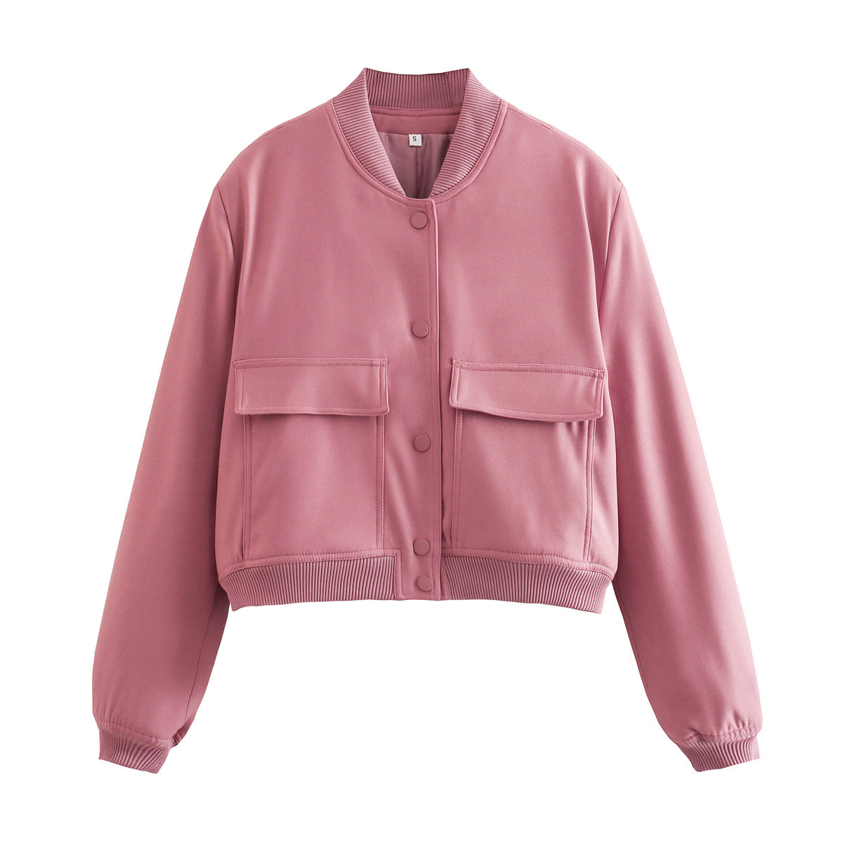 Relaxed High-Neck  Women's Bomber Jacket