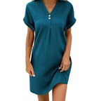 Luftiges Leinen-Sommerkleid – Leichte Spitze für Damen
