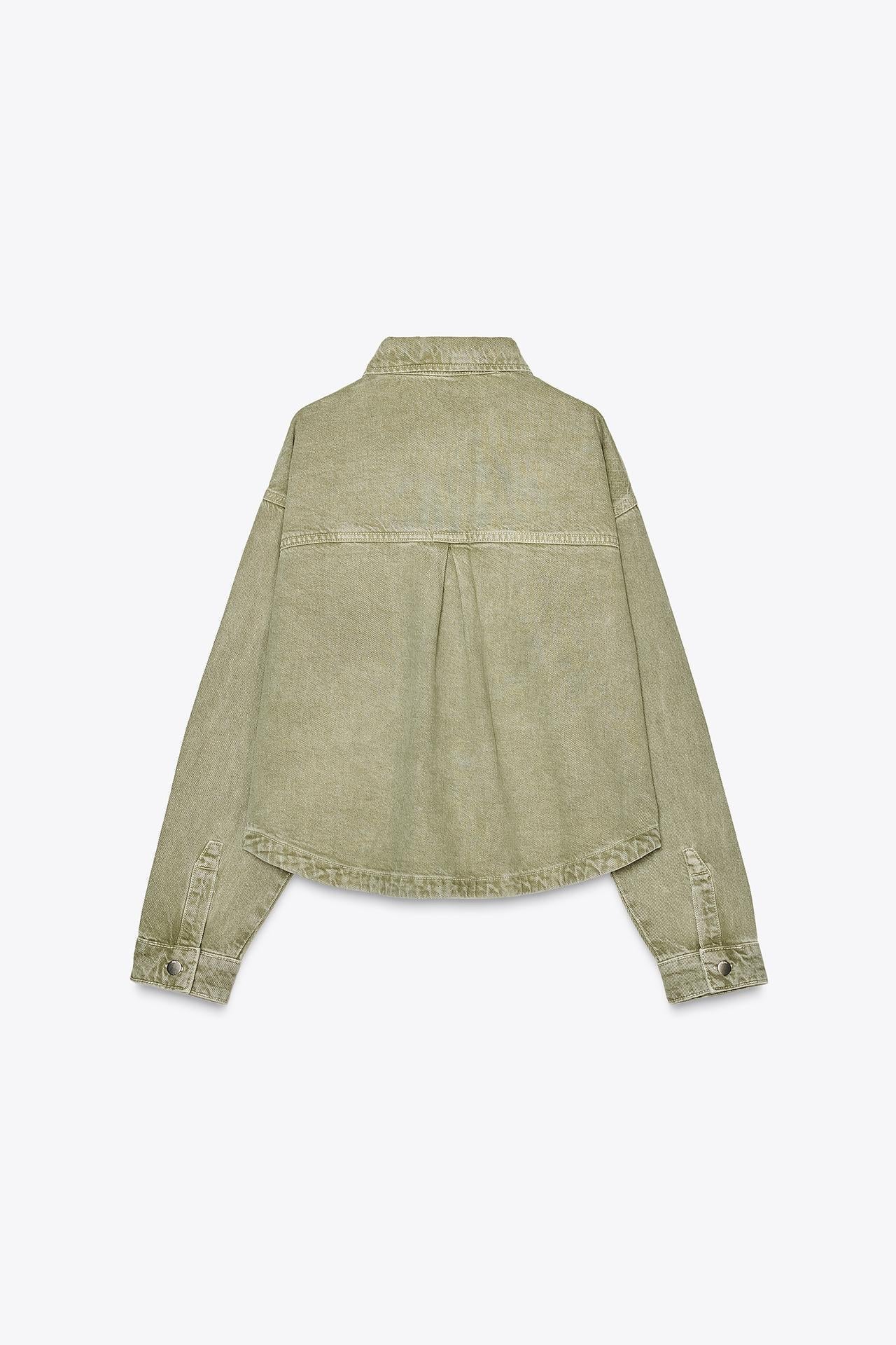 Classic Khaki Denim Jacket for Everyday Style | Lightweight Jacket