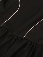 Dirndl Oktoberfest Kostüm Damen Trachten Trägershorts Set mit Corsage