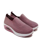 Women's Orthopedic Slip-On Sneakers with Arch Support and Non-Slip Sole - Pink