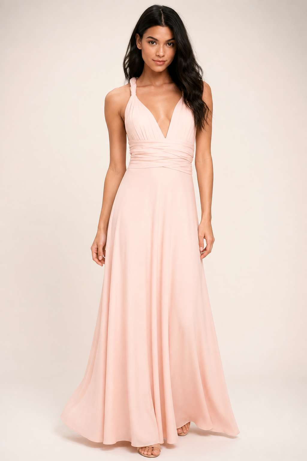 Wickelkleid mit verstellbaren Trägern | Lässiges Boho Sommerkleid