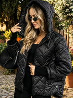 Women’s Quilted Hooded Jacket