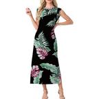 Samt-Maxikleid für den Sommer – leicht, figurfreundlich für Damen