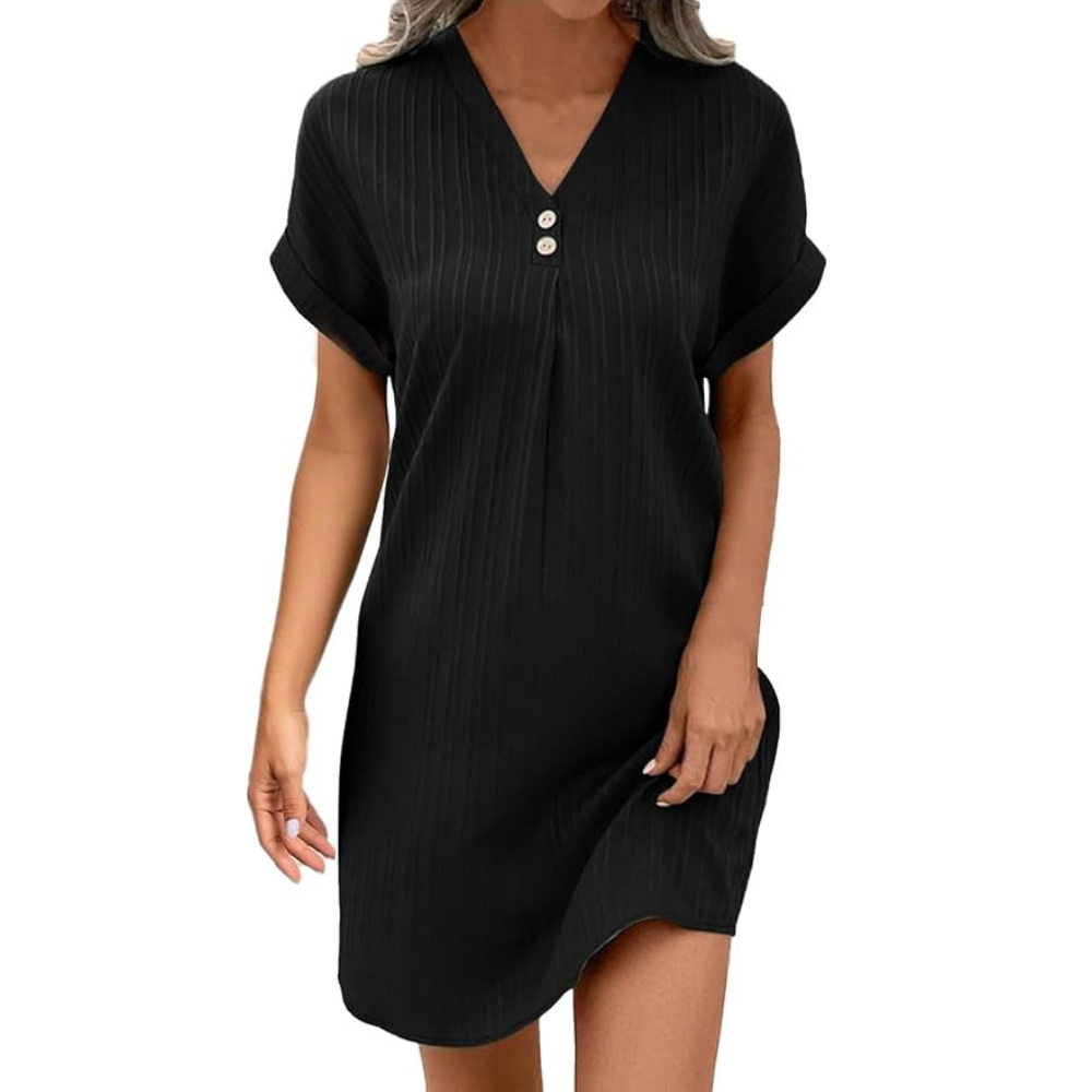 Luftiges Leinen-Sommerkleid – Leichte Spitze für Damen