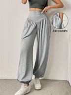 Women's Relaxed Wide-Leg Trousers