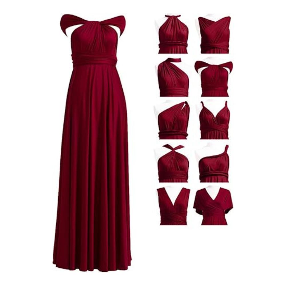 Infinity Twist Wrap Summer Dress – Lightweight Convertible for Women
