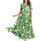 Blumen-Maxikleid für den Sommer – leichtes Boho für Damen