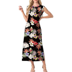 Samt-Maxikleid für den Sommer – leicht, figurfreundlich für Damen