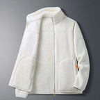 Damenmode einfarbig warme Jacke, Herbst/Winter bequeme Wendejacke