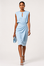 Women’s Sleeveless Midi Cocktail Dress | Elegant Party & Evening Dress