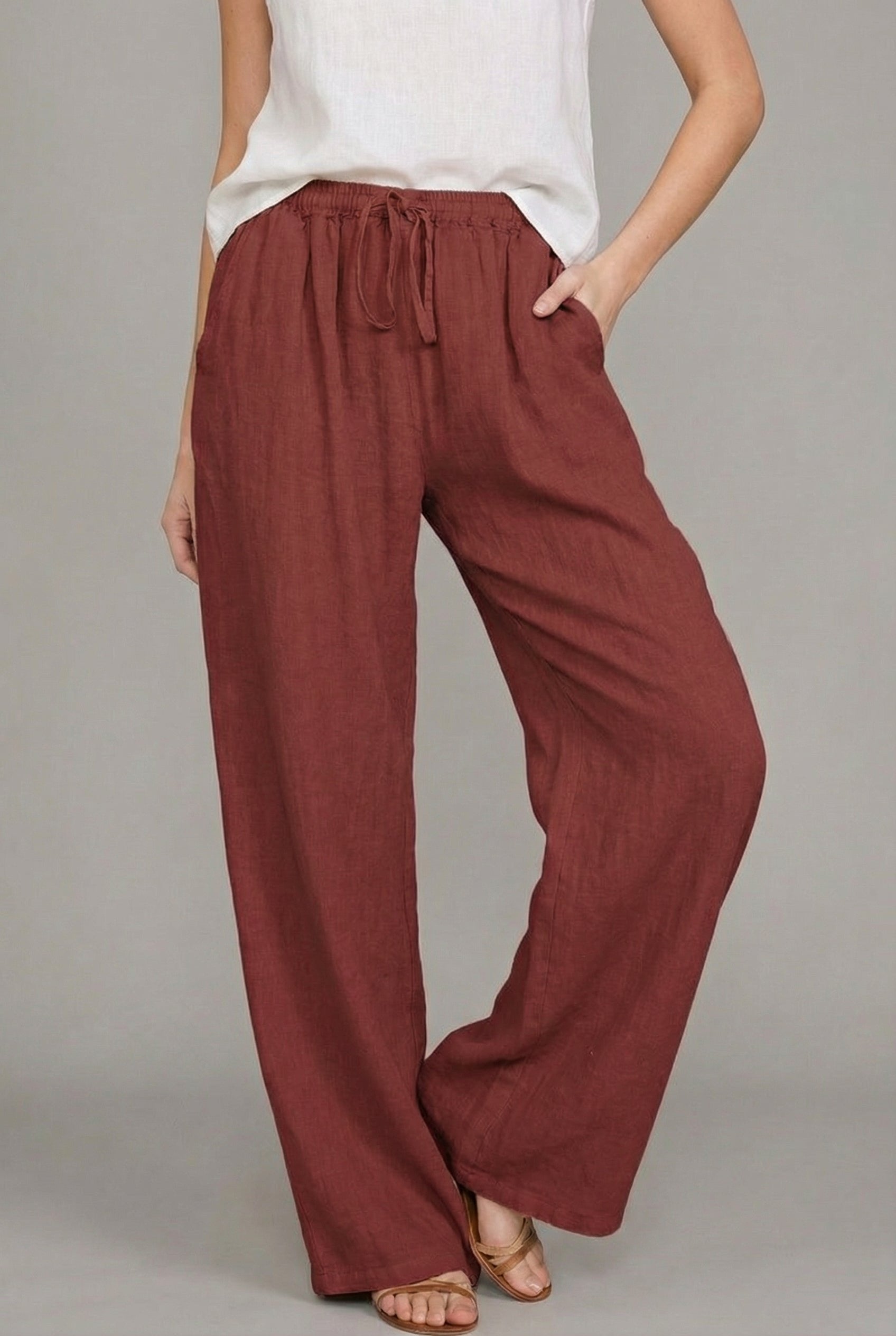 Women's Comfortable And Breezy Wide-Leg Summer Pants