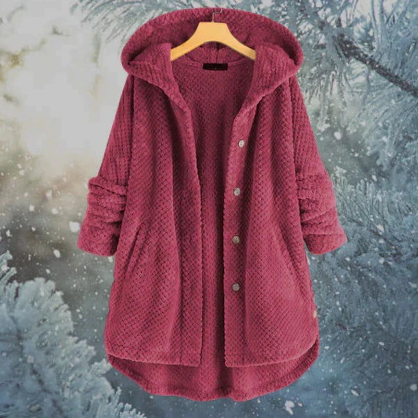 Women's Winter Jacket with Hood and Extra Warm Lining | Perfect for Cold Winter Days - Pink