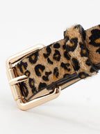 Schicker Modegürtel mit Leopardenmuster