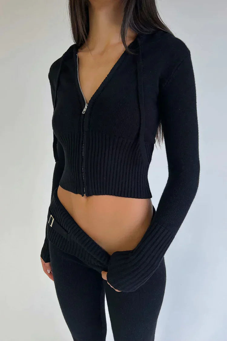 Schickes Hoodie- und Hosen-Set für Damen