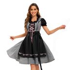 Dirndl Damen Trachtenkleid | Oktoberfest Kleid Trachten | Dirndl Set, Trachtenmode, festlich