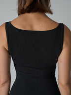 Spitzen-Contour-Skulptur-Maxikleid